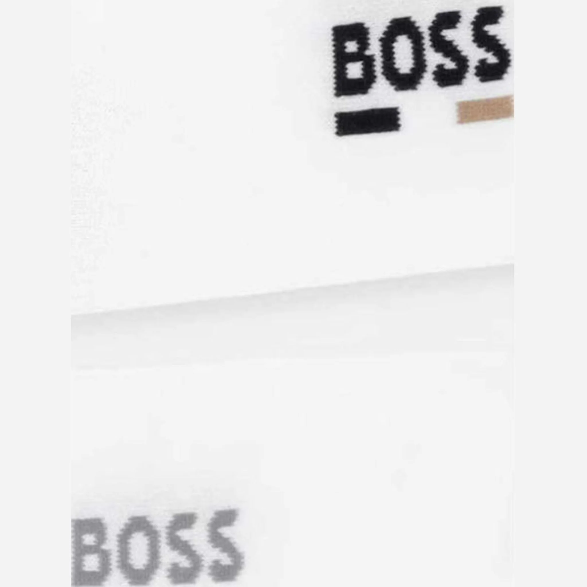 BOSS 2-Pack Ankle Length White Cotton Blend Socks - Image 2