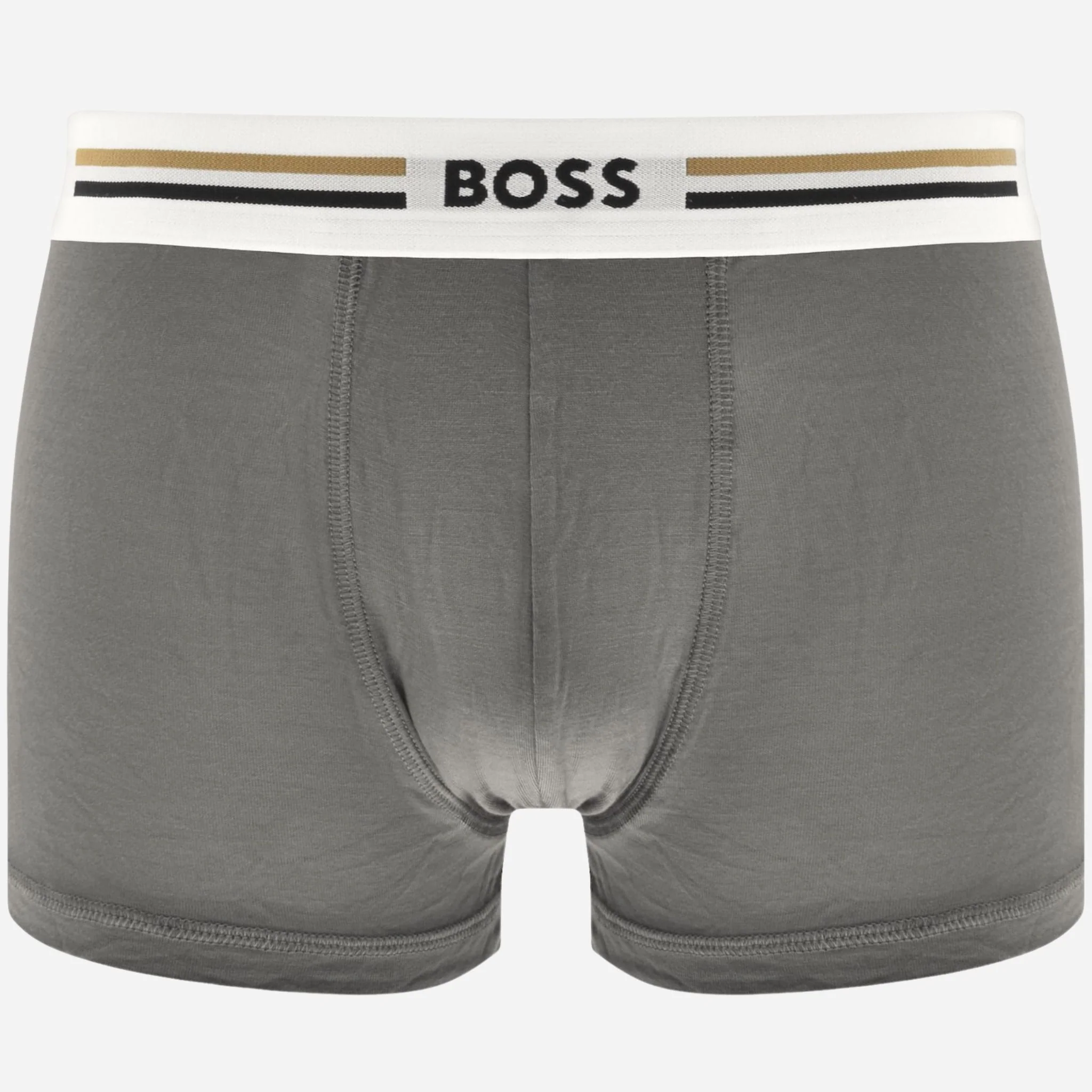 BOSS 3-Pack of Viscose Stretch Revive Boxer Shorts with Three Stripe and Logo Waistband - Image 3