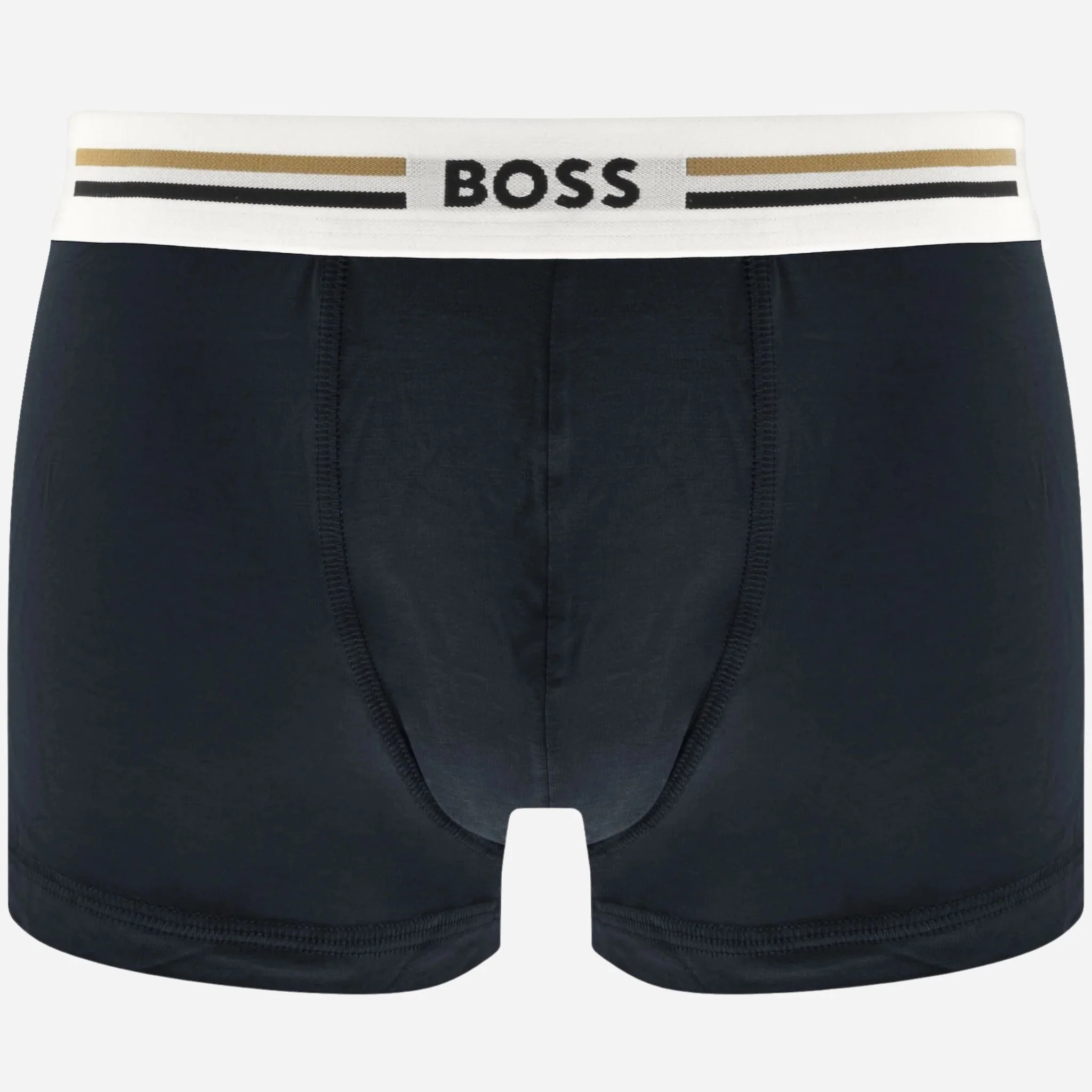 BOSS 3-Pack of Viscose Stretch Revive Boxer Shorts with Three Stripe and Logo Waistband - Image 4