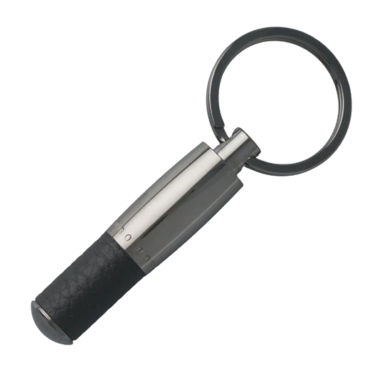 BOSS A4 Black Leather Folder, Ballpoint and Keyring Set - Image 5