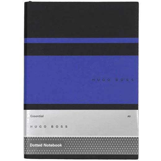 BOSS A5 Blue Essential Gear Matrix Dotted Notebook