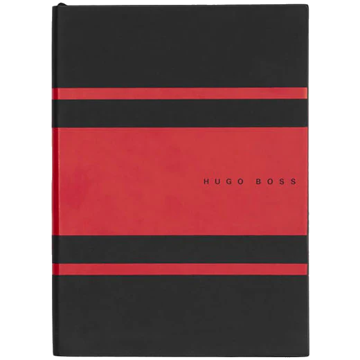 BOSS A5 Red Essential Gear Matrix Dotted Notebook - Image 2