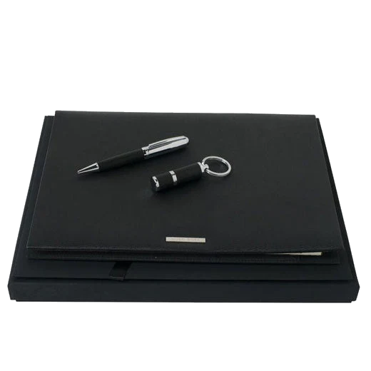 BOSS Advance Ballpoint Pen, USB Keyring and Folder Gift Set