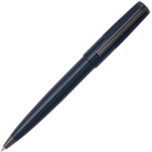 BOSS All Navy Gear Minimal Ballpoint & Rollerball Pen Set - Image 2