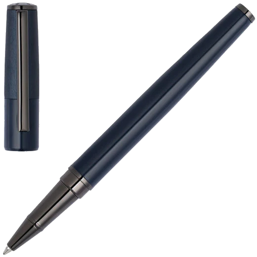 BOSS All Navy Gear Minimal Rollerball Pen