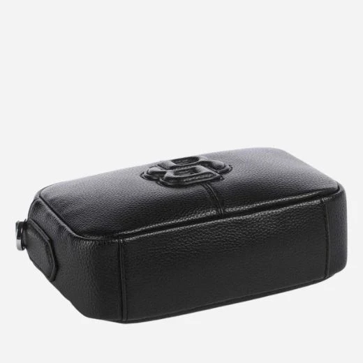 BOSS Anett Black Faux Leather Cross Body Bag with Double B Monogram - Image 4