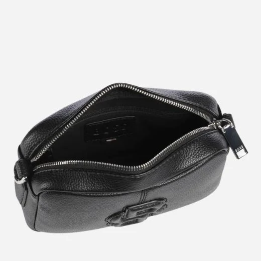 BOSS Anett Black Faux Leather Cross Body Bag with Double B Monogram - Image 5