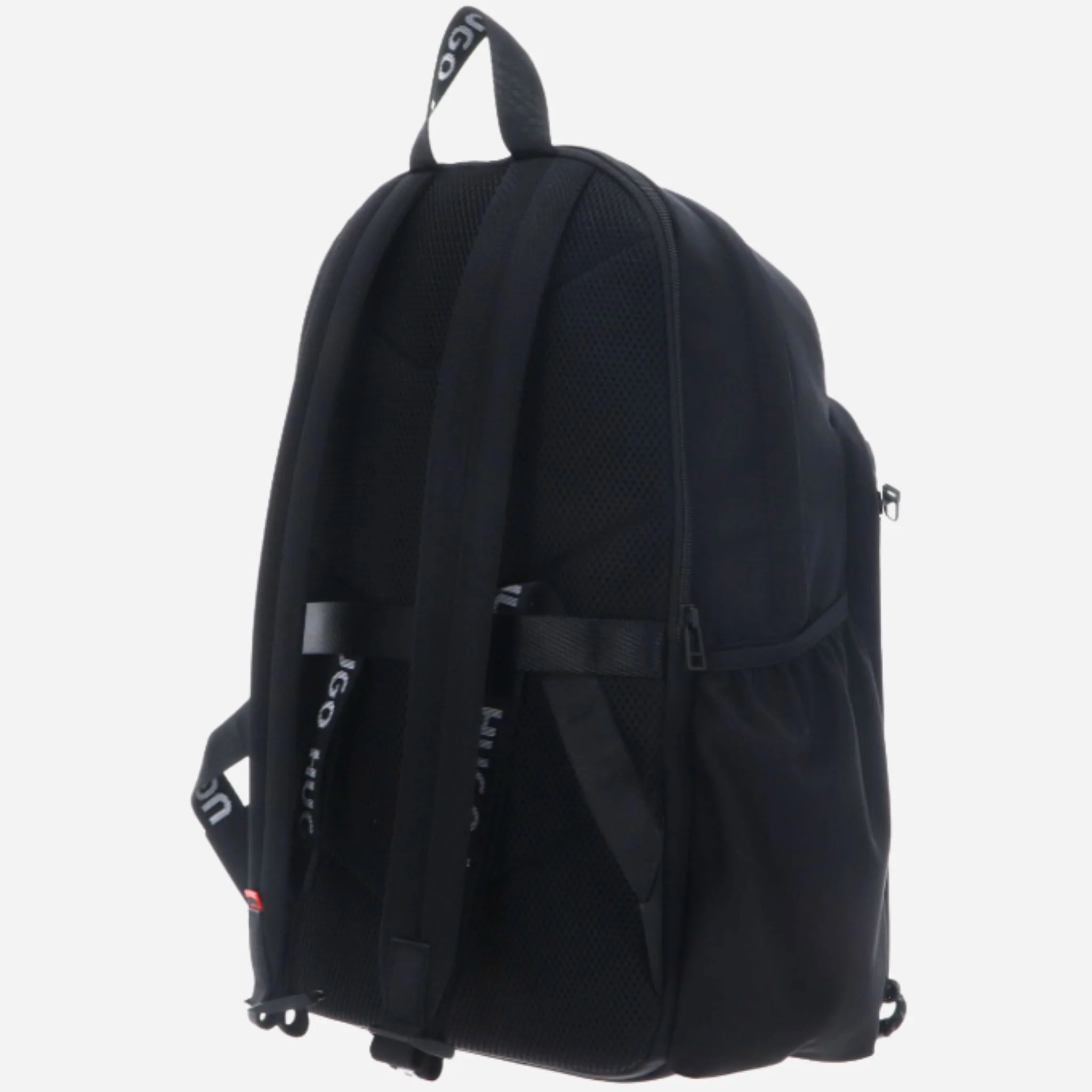 BOSS Ayden Black Backpack with Hugo Raised Logo - Image 4
