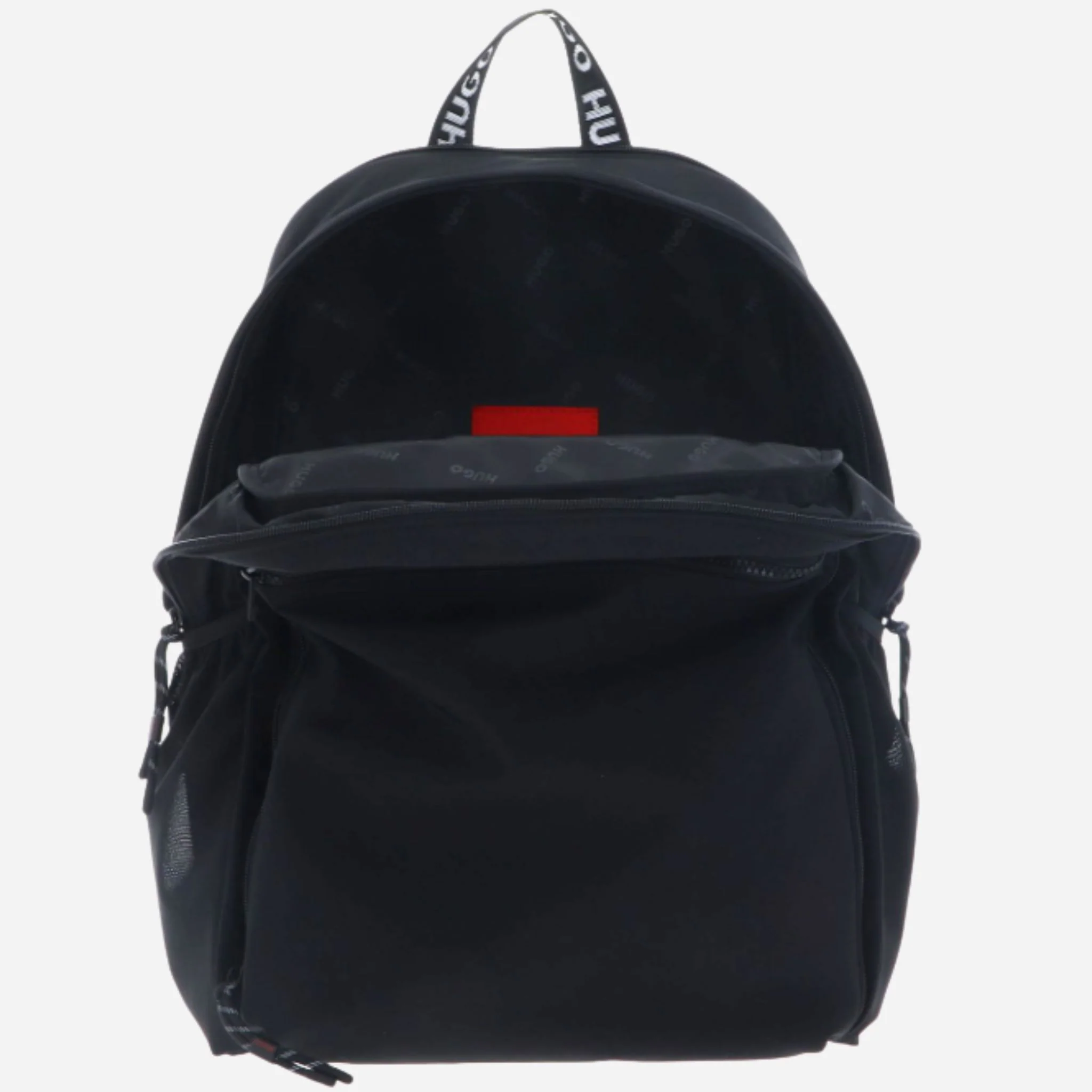 BOSS Ayden Black Backpack with Hugo Raised Logo - Image 5