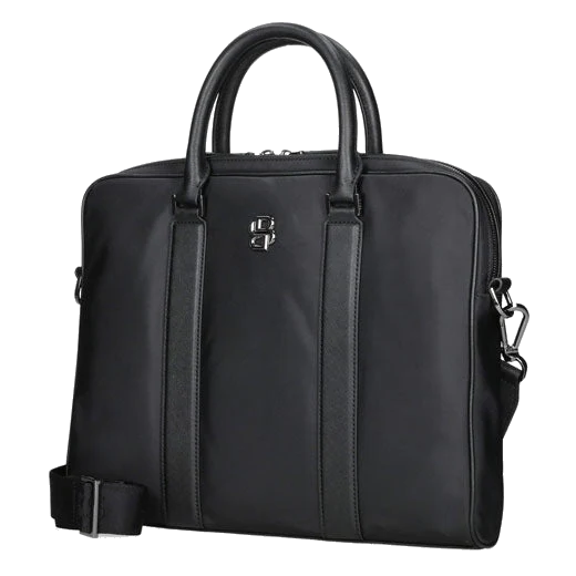 BOSS 'B' Icon Slim Document Case in Black - Image 3