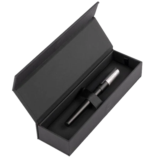 BOSS Black & Chrome Gear Minimal Fountain Pen - Image 3
