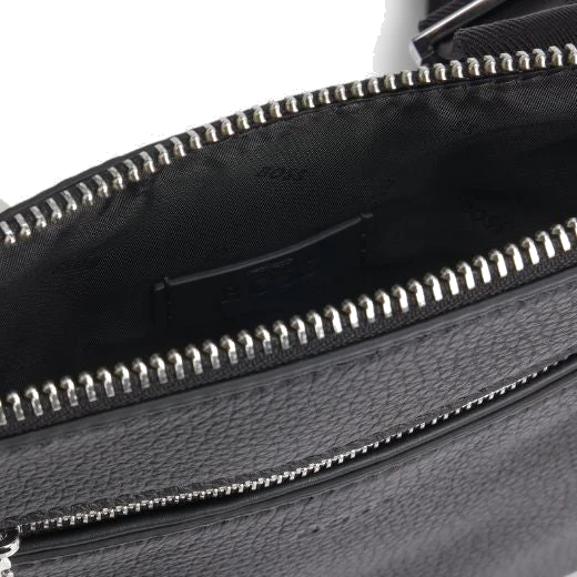 BOSS Black Crosstown Grained Leather Envelope Bag - Image 4
