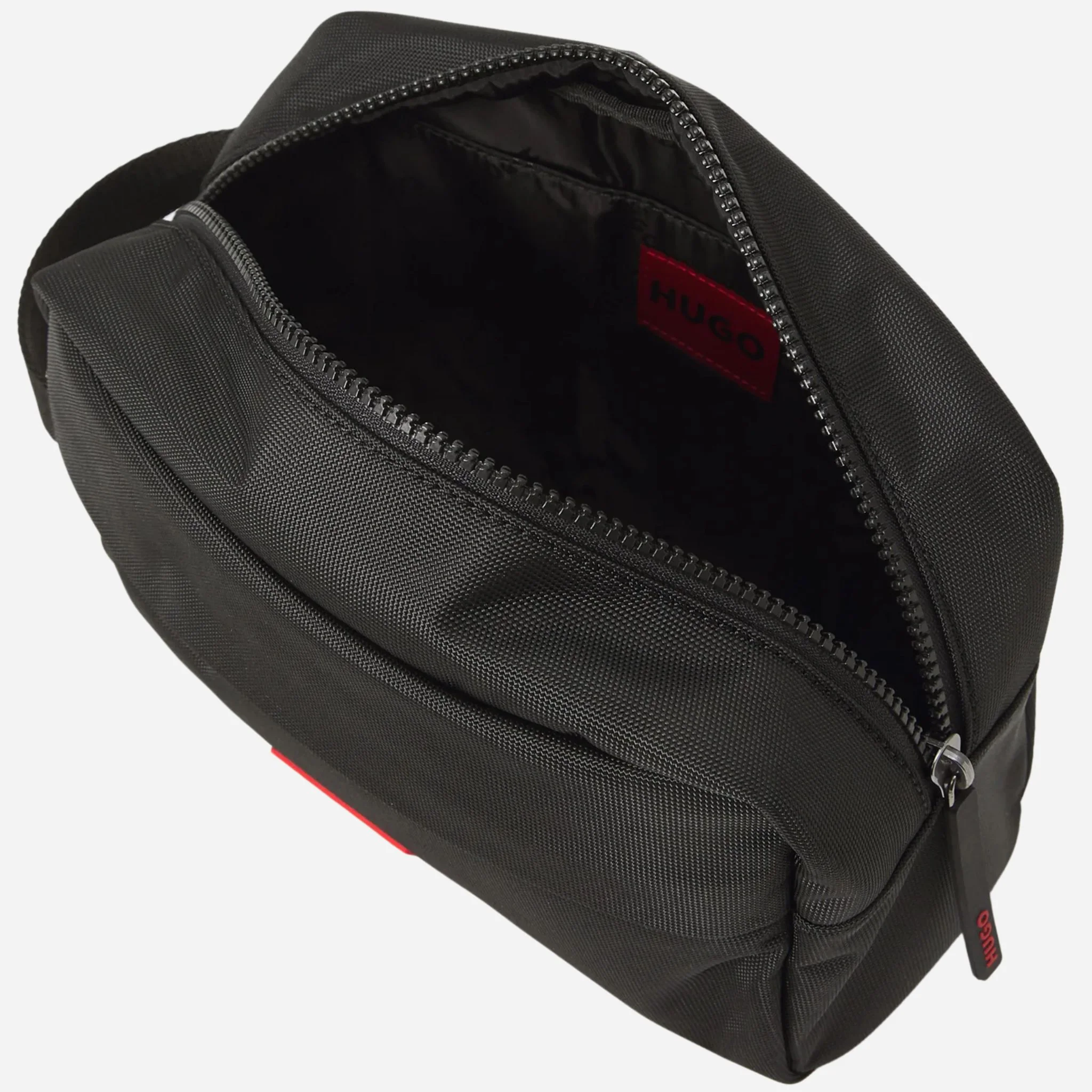 BOSS Black Ethon 3.0 Wash Bag with Orange Logo - Image 3