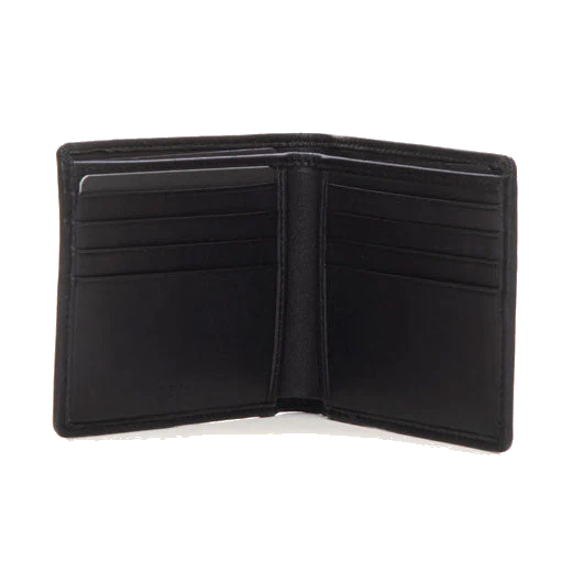 BOSS Black Leather 8CC Bifold Wallet & Card Case Gift Set - Image 3