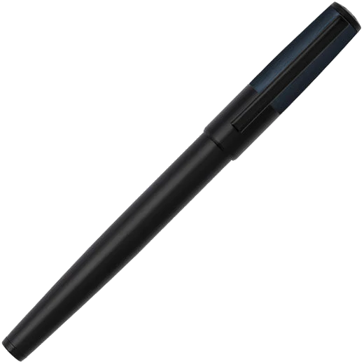 BOSS Black & Navy Gear Minimal Rollerball Pen - Image 2