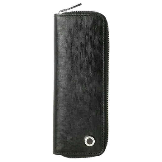 BOSS Black Tradition Zipped Two Pen Pouch