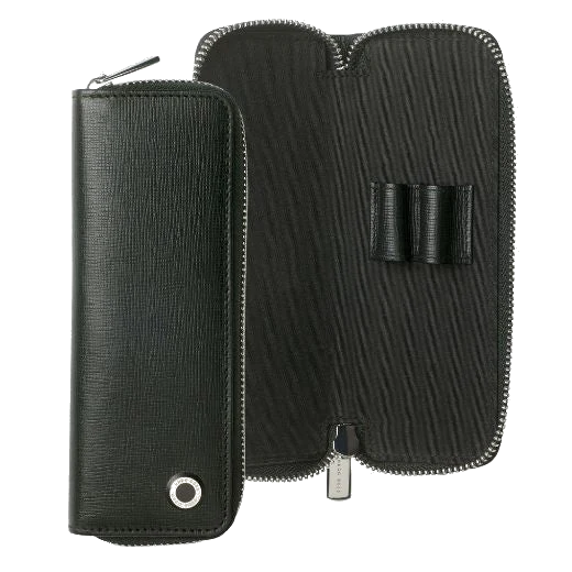 BOSS Black Tradition Zipped Two Pen Pouch - Image 2