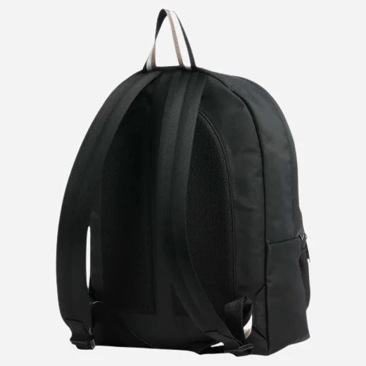 BOSS Catch 3.0 Black Polyester Backpack With Signature Stripe Trims - Image 2