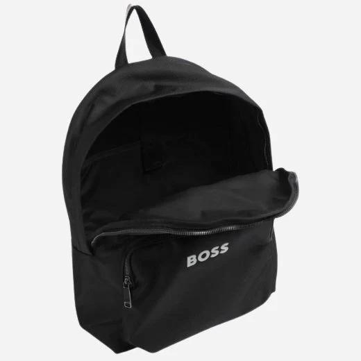 BOSS Catch 3.0 Black Polyester Backpack With Signature Stripe Trims - Image 4