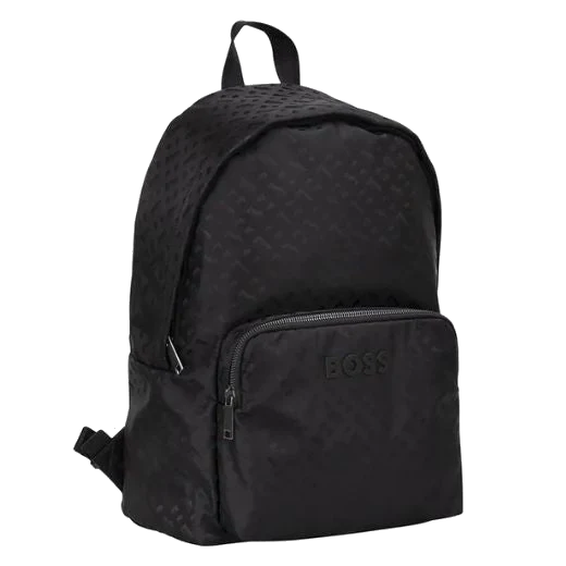 BOSS Catch 3.0 Monogram Black Backpack