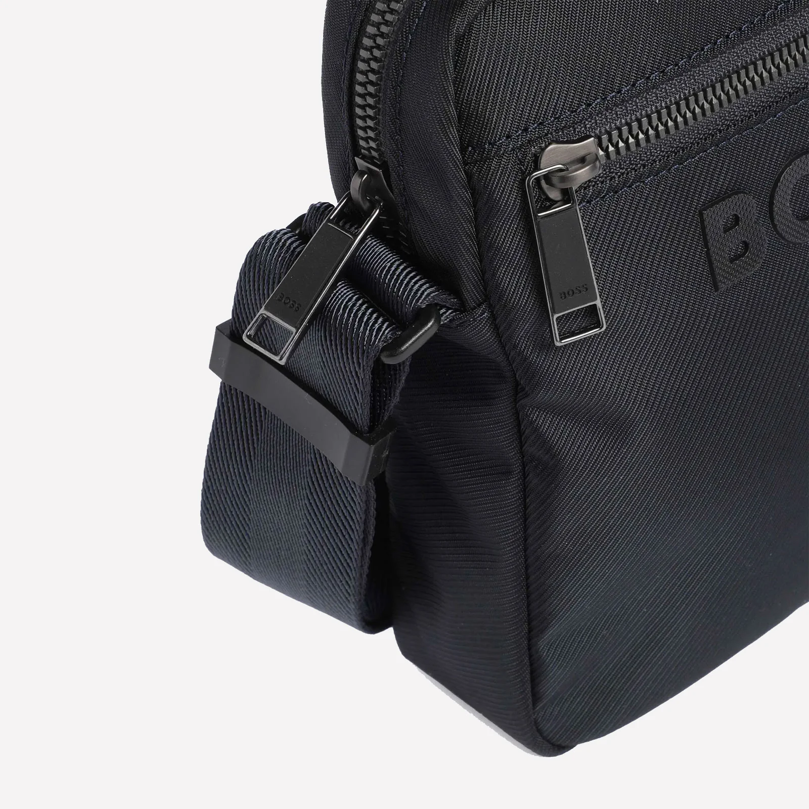 BOSS Catch 3.0 Navy Blue NS Zip Top Cross Body Bag - Image 4