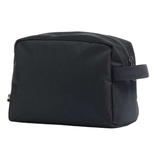BOSS Catch 3.0 Navy Blue Washbag with Signature Stripes - Image 2