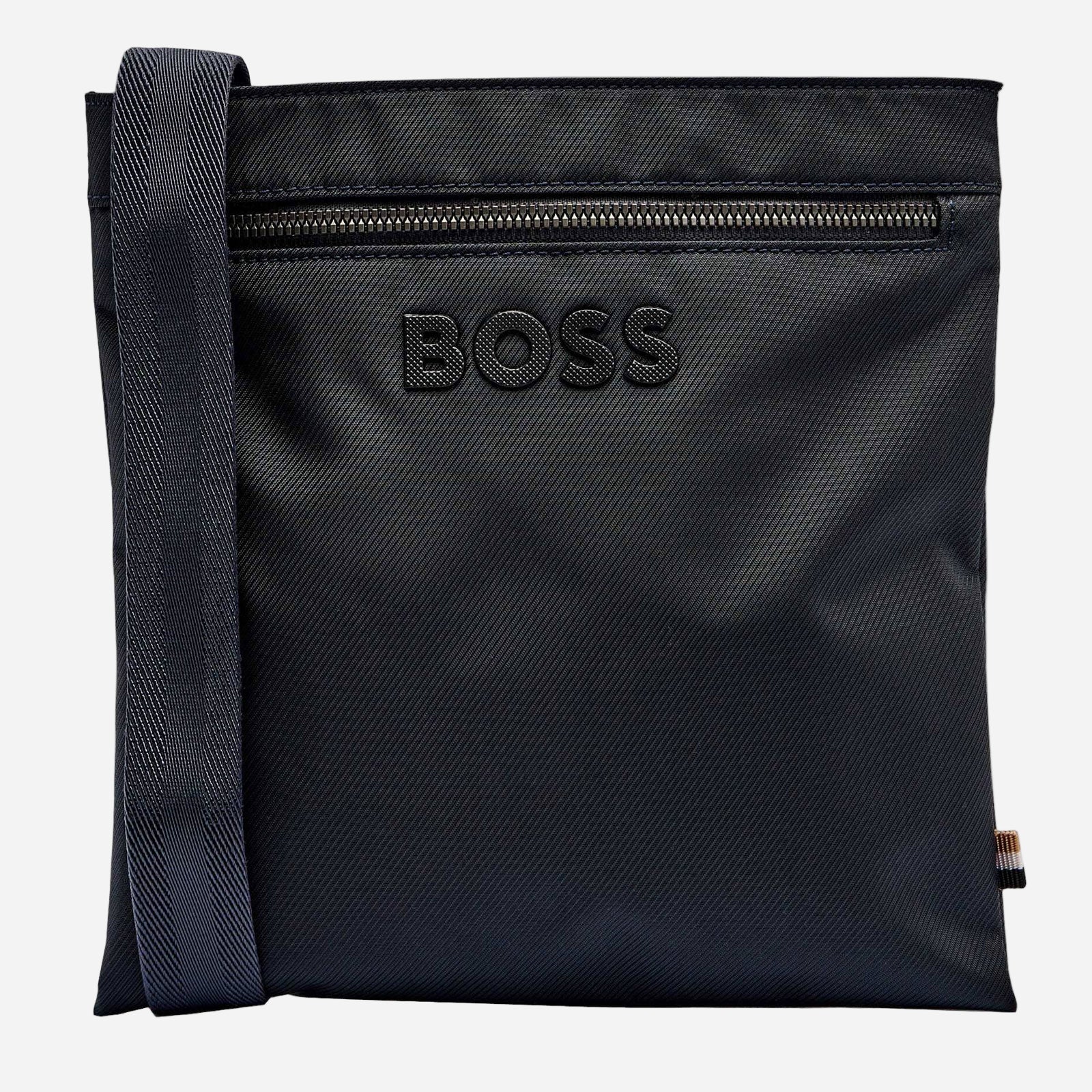 BOSS Catch 3.0 Navy Blue Zip Top Envelope Bag