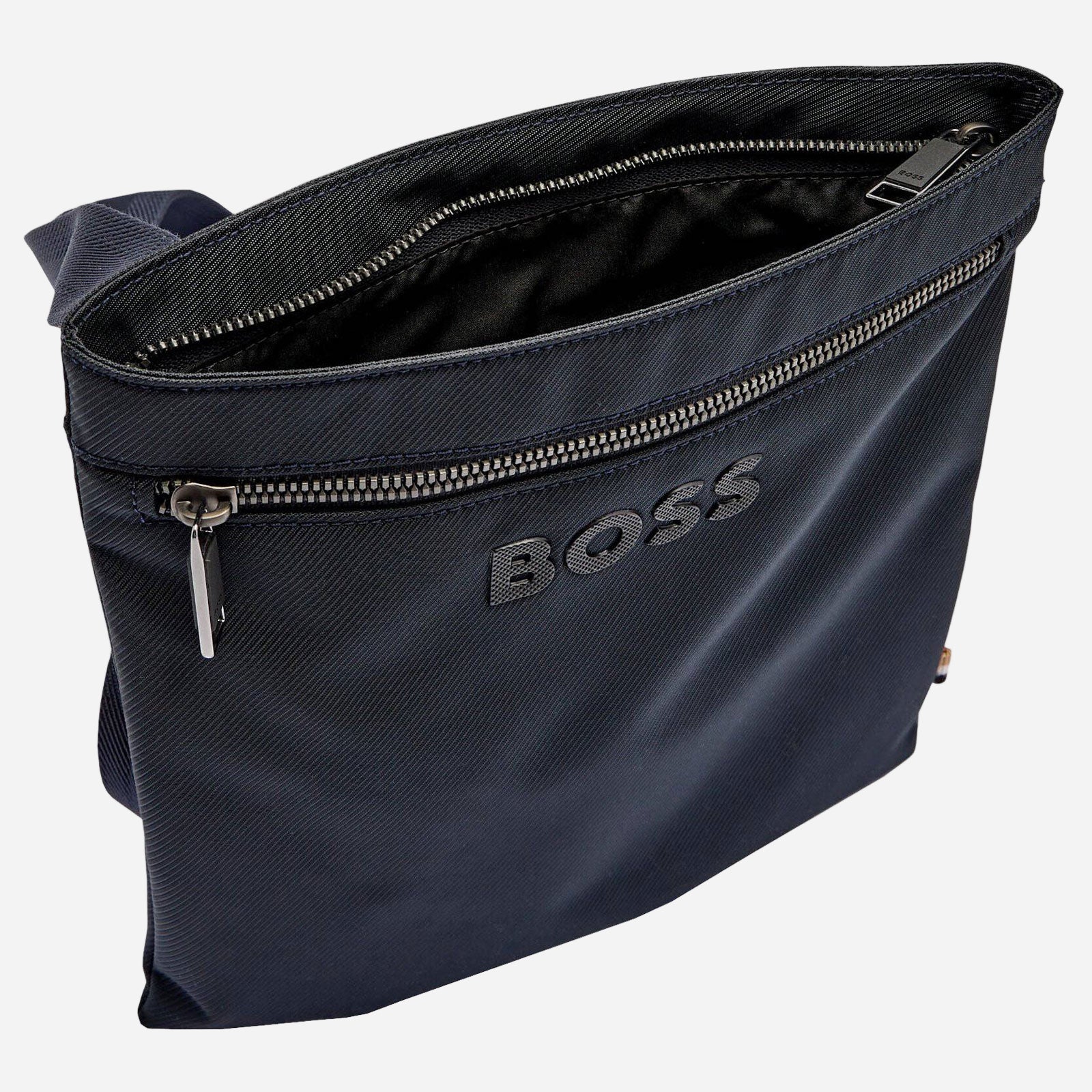 BOSS Catch 3.0 Navy Blue Zip Top Envelope Bag - Image 4