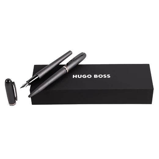 BOSS Contour Iconic Fountain Pen & Ballpoint Pen Set