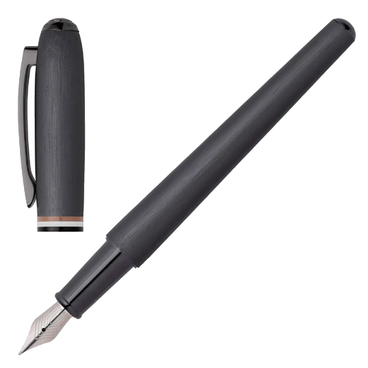 BOSS Contour Iconic Stripe Fountain Pen - Image 3