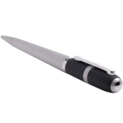 BOSS Contour Navy & Chrome Ballpoint Pen - Image 2