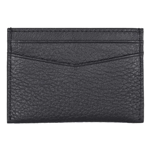 BOSS Crosstown 4CC Navy Grained Leather Card Holder - Image 3