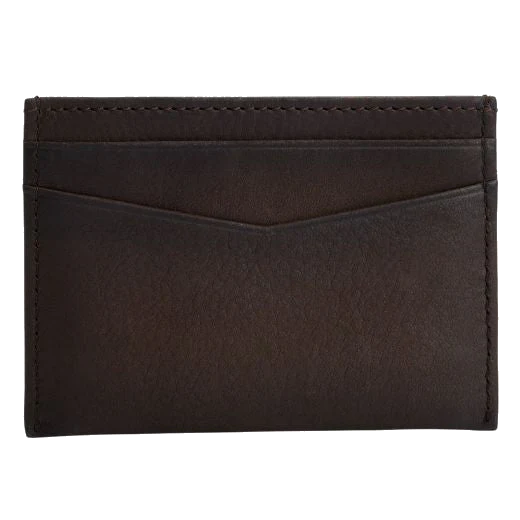 BOSS Crosstown Brown Suede 4CC Card Holder - Image 2