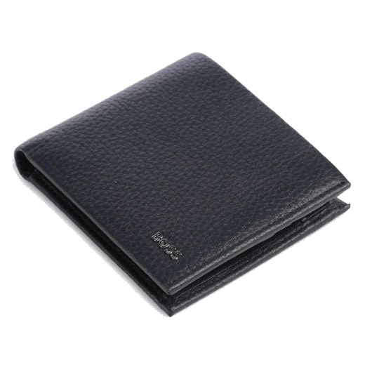 BOSS Crosstown Navy Bifold Grained Leather 4CC Coin Wallet - Image 4