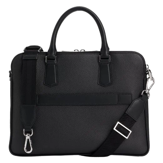BOSS Crosstown Slim Document Case in Italian Leather - Image 2