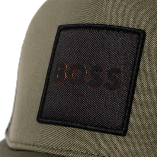 BOSS Elliot PL Green Cap with Mesh Back and Patch Logo - Image 3