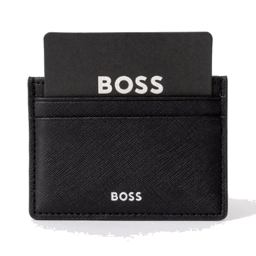 BOSS Faux Leather 4CC Card Holder & Airtag Holder Keyring Gift Set - Image 3