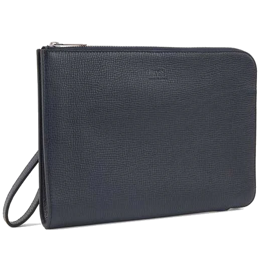 BOSS Flat Navy Folio with Embossed Logo - Image 2