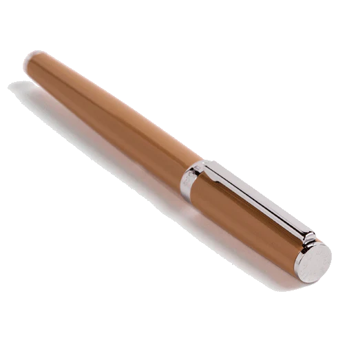 BOSS Gear Icon Camel & Chrome Fountain Pen - Image 4