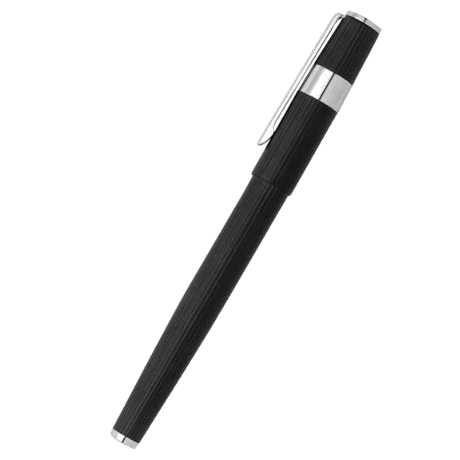 BOSS Gear Pinstripe Black Rollerball Pen - Image 2