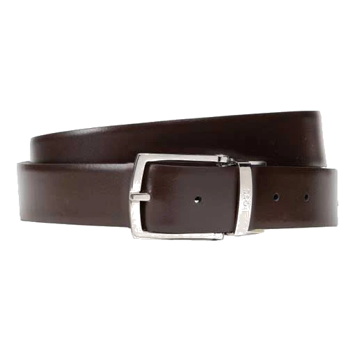 BOSS Gontis Reversible Black/Brown Belt with Interchangeable Pin Buckles - Image 3