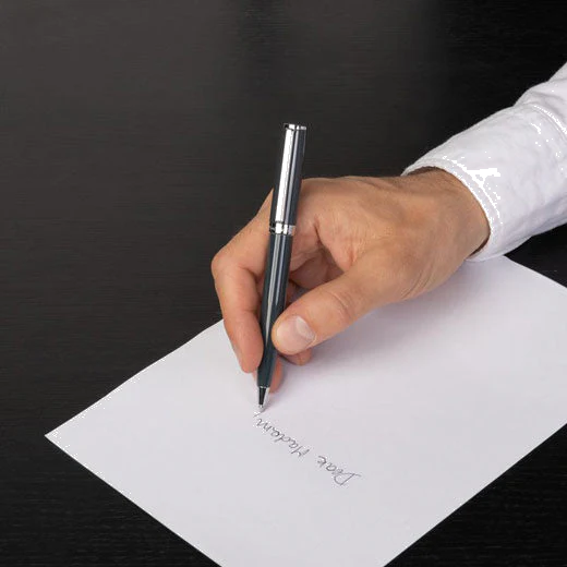 BOSS Grey Gear Icon Ballpoint Pen - Image 2