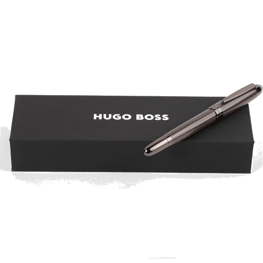 BOSS Grey & Gunmetal Icon Fountain Pen - Image 4