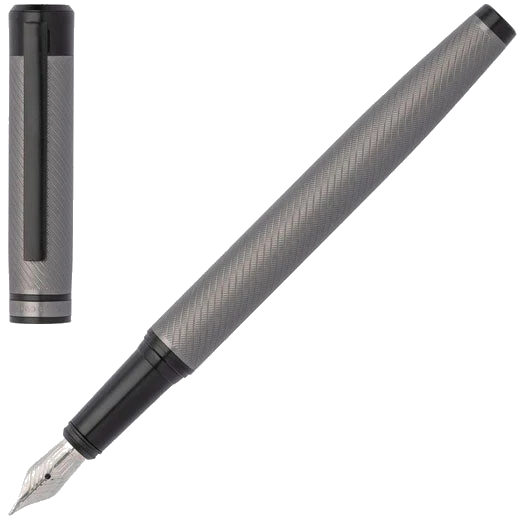 BOSS Filament Gun Grey Fountain Pen