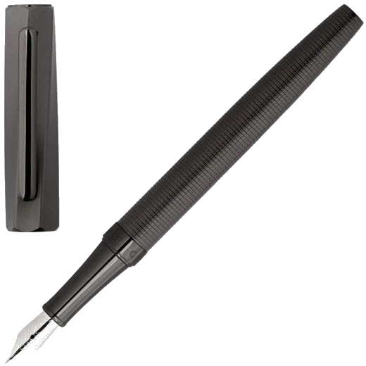 BOSS Gun Grey Twist Fountain Pen