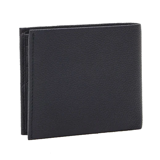 BOSS Highway 4CC Navy Grained Leather Coin Wallet - Image 2