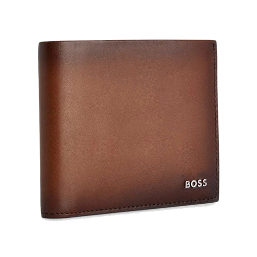 BOSS Highway 8CC Brown Leather Bifold Wallet - Image 4