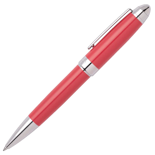 BOSS Icon Ballpoint Pen Coral & Chrome - Image 2