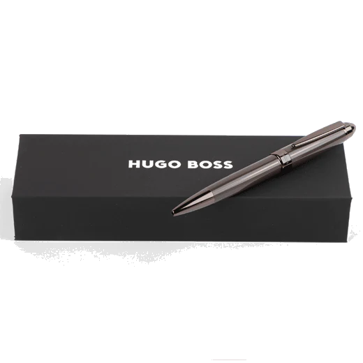 BOSS Icon Grey & Gunmetal Rollerball Pen - Image 4