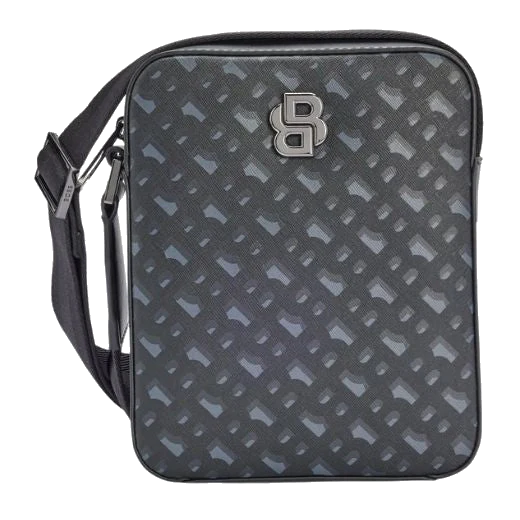 BOSS Icon Monogram Leather Cross Body Bag